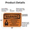 Signmission Carbon Dioxide Gas Discharge With Symbol OSHA Warning Sign, Plastic, 18in W x 12in L, 2PK OS-2PACK-WS-P-1218-L-11997 - alternate 6